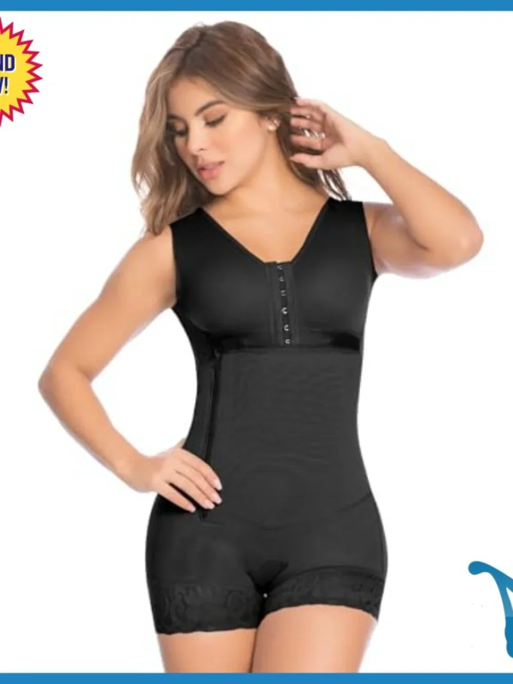 High Compression Shapewear Bodysuit Tummy Control Postpartum Post Surgery